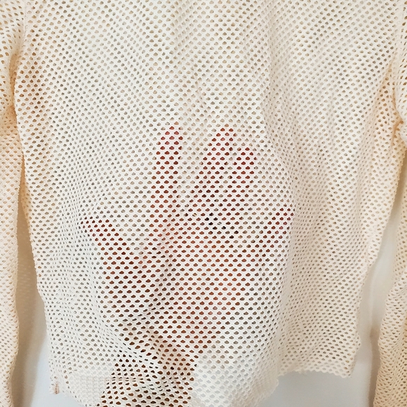 SHIMMER MESH CROP TOP - - Picture 3 of 6